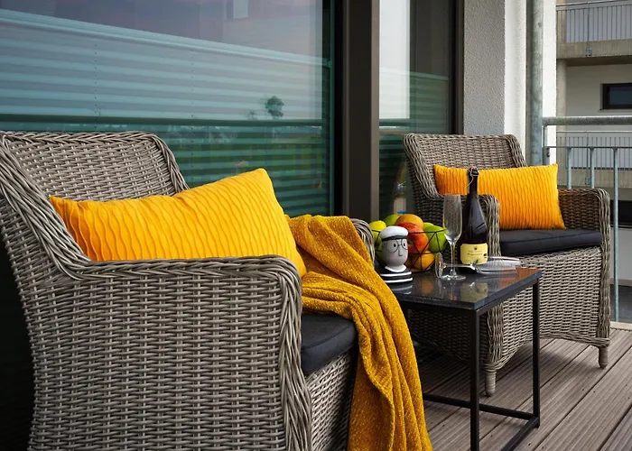 Hamptons 1 Og, Balkon, Tiefgarage Appartement Olpenitz