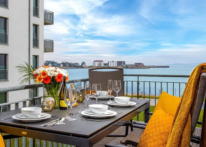 Hamptons 1 Og, Balkon, Tiefgarage Appartement Olpenitz